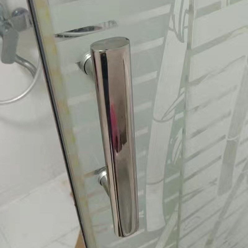 304不锈钢淋浴房l移门拉手浴室卫生间玻璃门拉手推拉门把手145孔