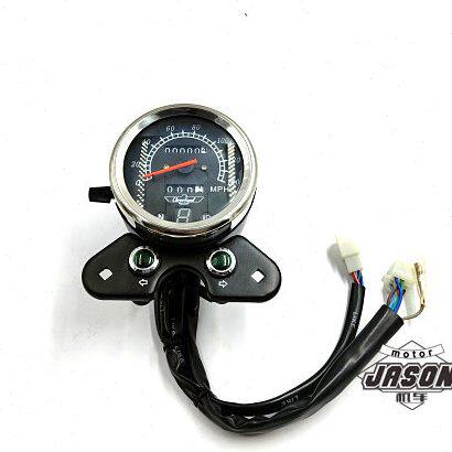 适用轻骑游侠250出口款仪表 复古改装仪表天骏GN码表里程表带档显