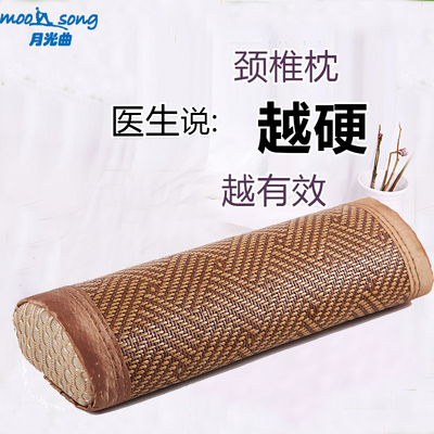 硬枕椎枕头夏季修复n睡觉专用不塌陷矫正曲度变直护颈枕糖果枕凉