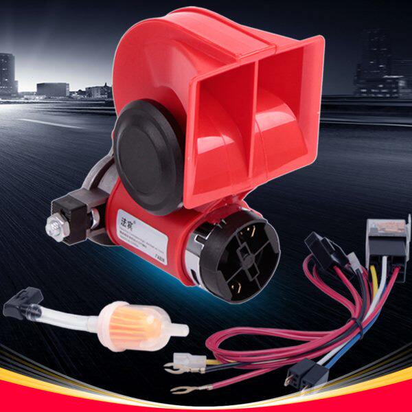 法宾蜗牛喇叭12v超响汽车鸣笛气喇叭轿车电气喇叭12v汽笛喇叭24v