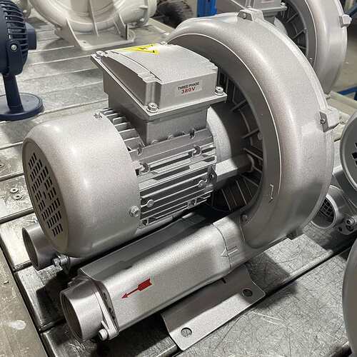 欧冠 LD005H43R14 高压鼓风机 0.55KW 循环输送风机 气泵中压风机