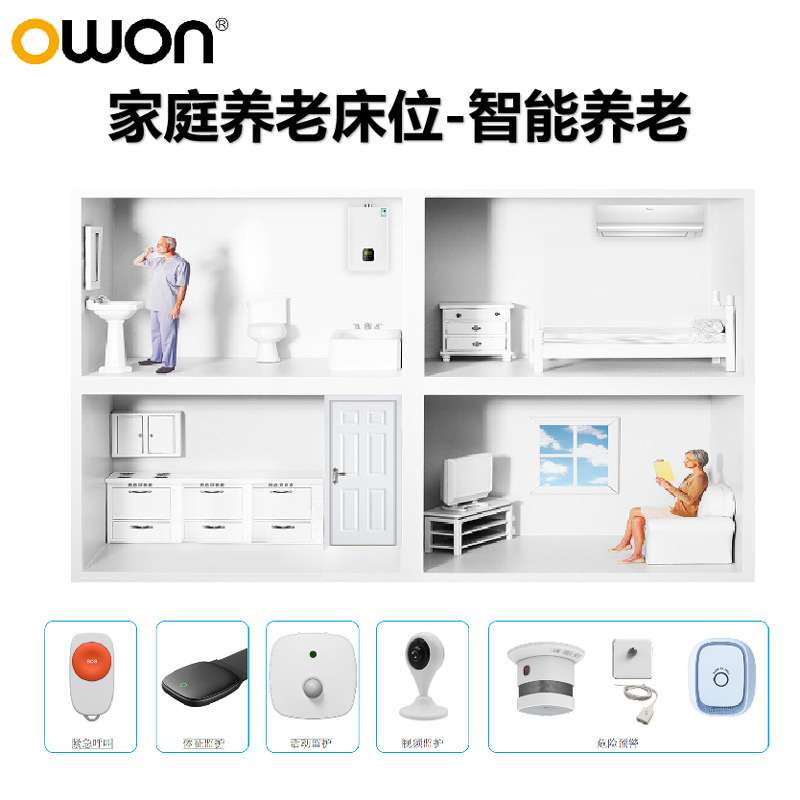 家庭养老床位设备方案 虚拟养老院 居家远程照护  示例 南京