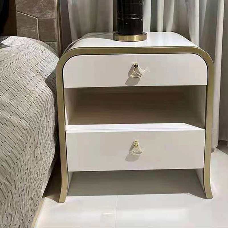 弯曲板轻奢床头柜弯板弧形胶合板异形板