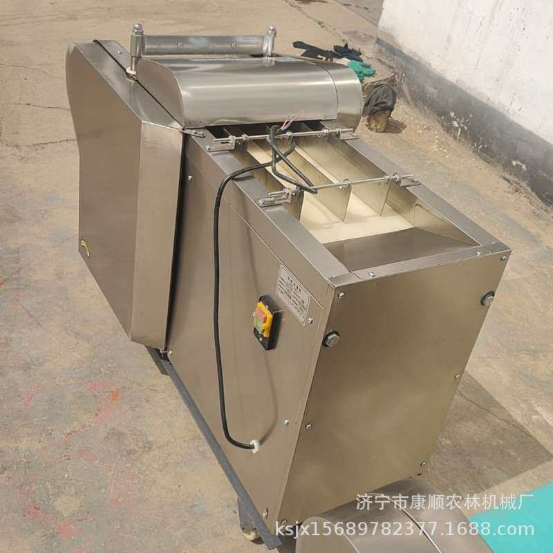 大葱切段机多少钱  离心筒莴笋切片机图片 胡萝卜切丁段机视频