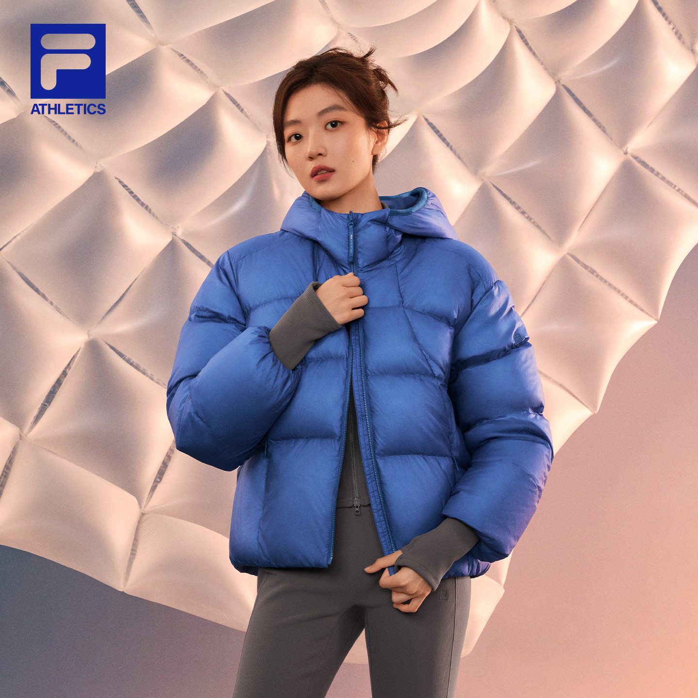 FILA斐乐健身运动羽绒服