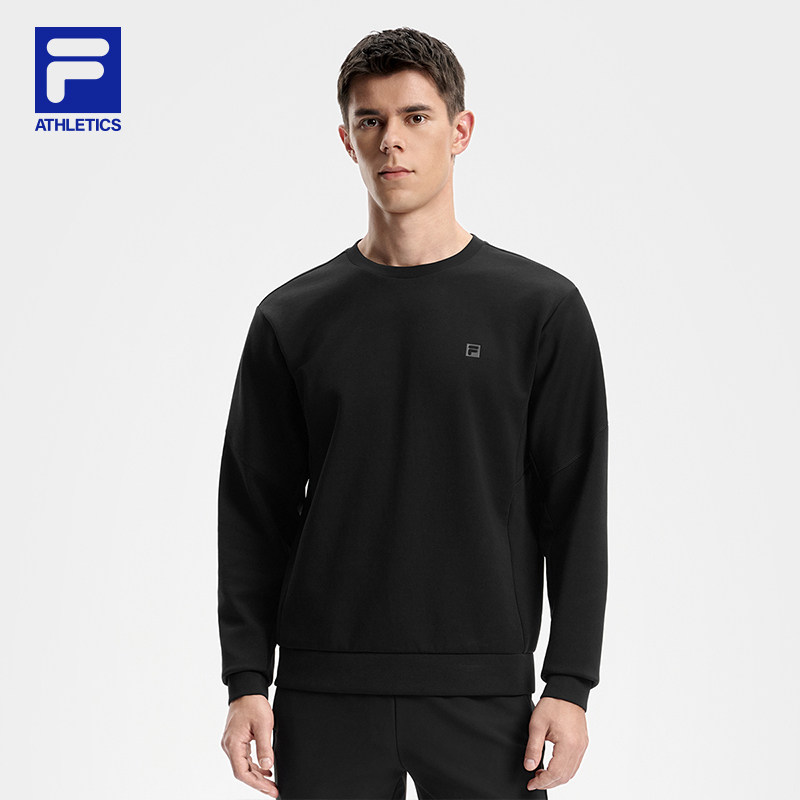 FILA 斐乐官方男子卫衣2025冬季新款健身运动简约宽松打底长袖T,运动服/休闲服装,运动卫衣/套头衫,淘宝优惠券,粉丝福利购,淘宝优惠卷