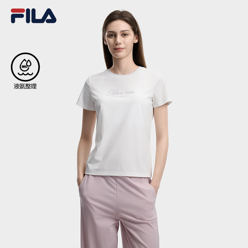 FILA斐乐针织短袖衫女图片