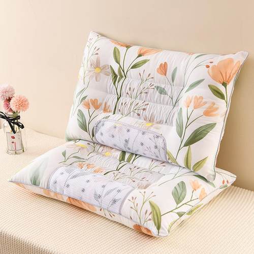 2024新款决明子磁石枕头成人枕芯家用保健护颈椎单人学生枕头芯