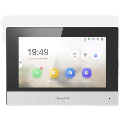 DS-KH6320-WTE1原装英文机海外版可视对讲室内机video intercom