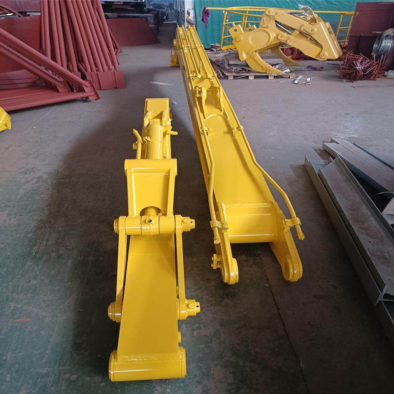 PC130挖掘机16米加长臂 锰板加强焊接 重心稳 操控灵活 指导安装