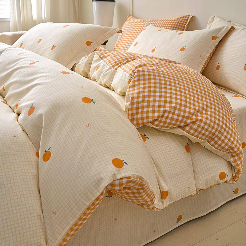 小清新纯棉全棉被套单件150x200x230被罩2025新款冬季单双人被单4