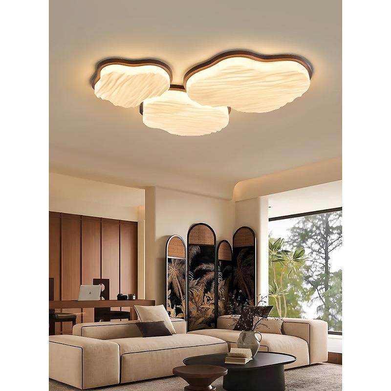 护眼大厅主灯客厅灯吸顶灯2025新款温馨卧室房间全屋中山灯具套餐