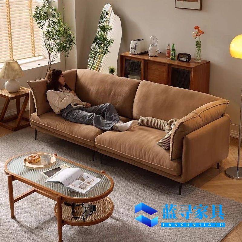 网红懒人沙发出租房卧室服装店简易公寓客厅小户型布艺沙发休闲