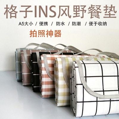 蓓恋春游加厚野餐垫户外露营防潮垫便携出游防水格子地垫现货,户外/登山/野营/旅行用品,防潮垫,淘宝优惠券,粉丝福利购,淘宝优惠卷