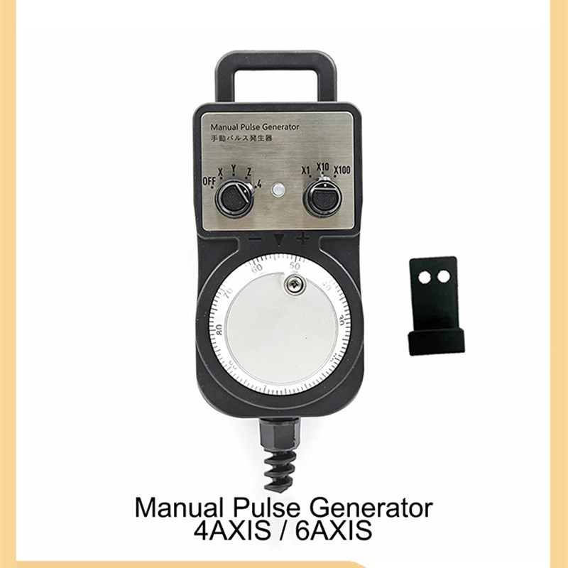 手轮脉冲发生器 CNC 电子手轮 4/6轴 MPGH 60mm DC5V 100PPR