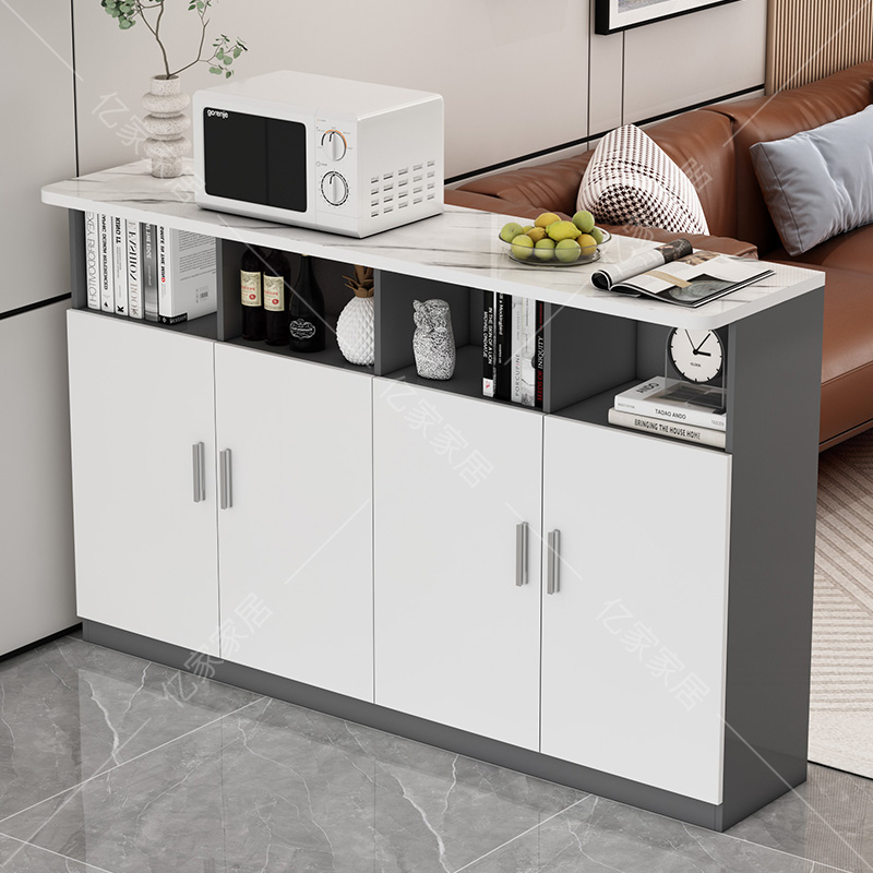 小户型家用吧台桌厨房玄r关隔断柜餐边柜多功能置物架现代简约吧
