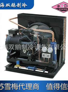 江苏雪梅制冷机组 503FSV2-F 敞开式风冷半封闭冷凝机组5匹冷冻机