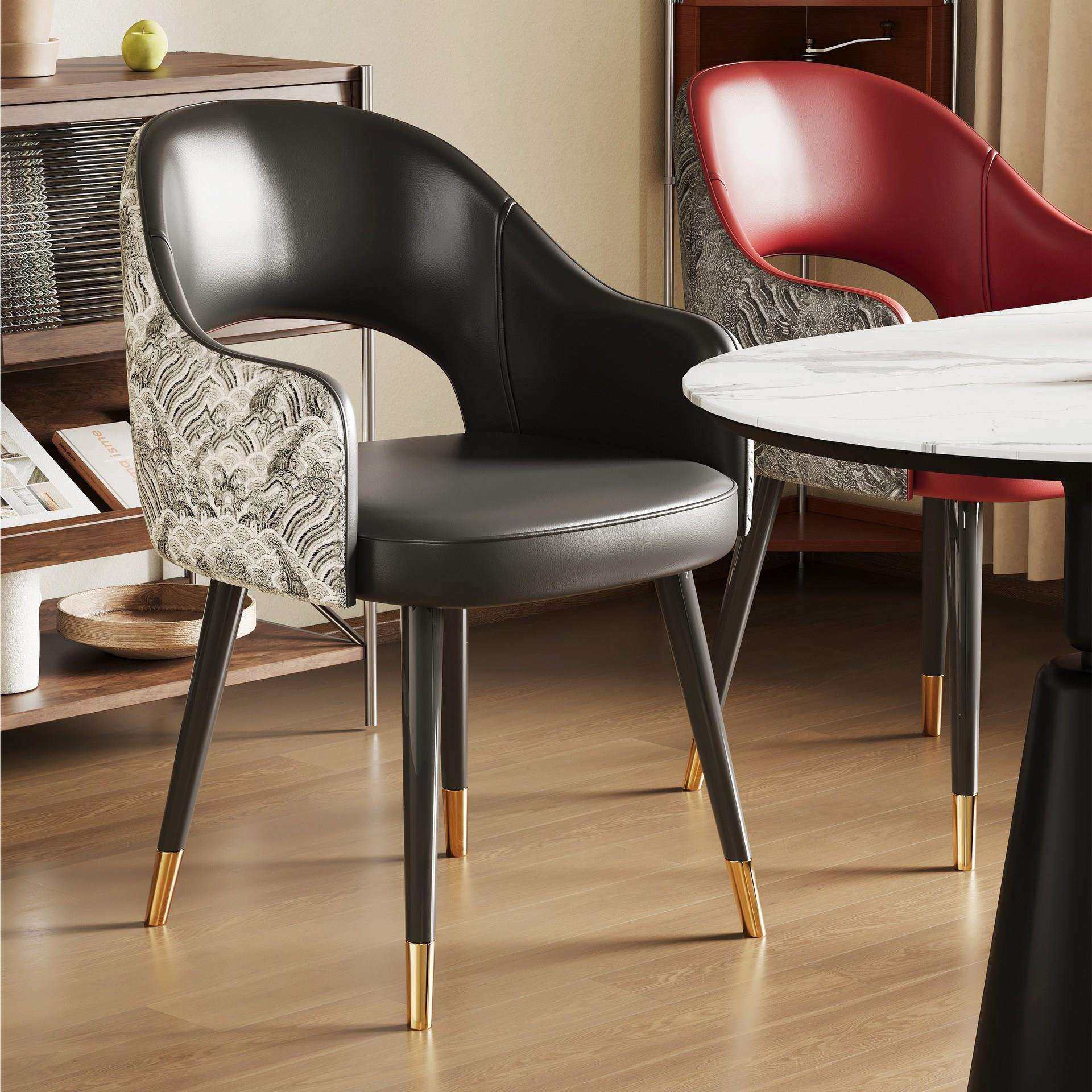 中古风餐桌椅家用2025新款意式感餐厅椅子轻奢岛台餐椅靠背S^,3C数码配件,USB灯,淘宝优惠券,粉丝福利购,淘宝优惠卷