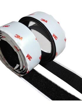 3MSJ3526尼龙搭扣可重复开启白色耐高温勾面魔术贴工业无痕粘扣带