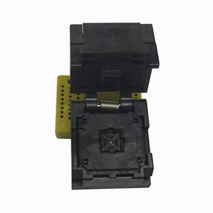 HMILU厂家QFN32-0.5翻盖弹片老化座5*5射频卡ic编程座QFN32烧录座