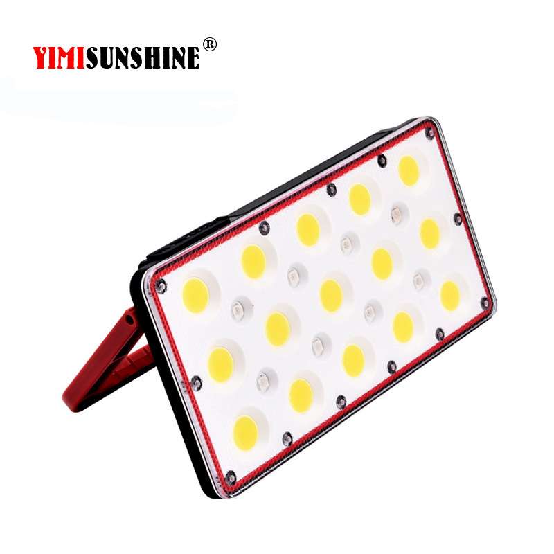 2020新款LED投光灯，COB白红兰泛光灯，室外照明投射灯，照明灯