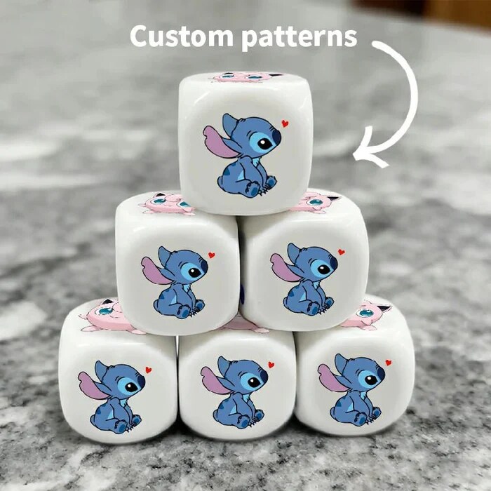 GBTDICE亚克力骰子定制LOGO跑团图片