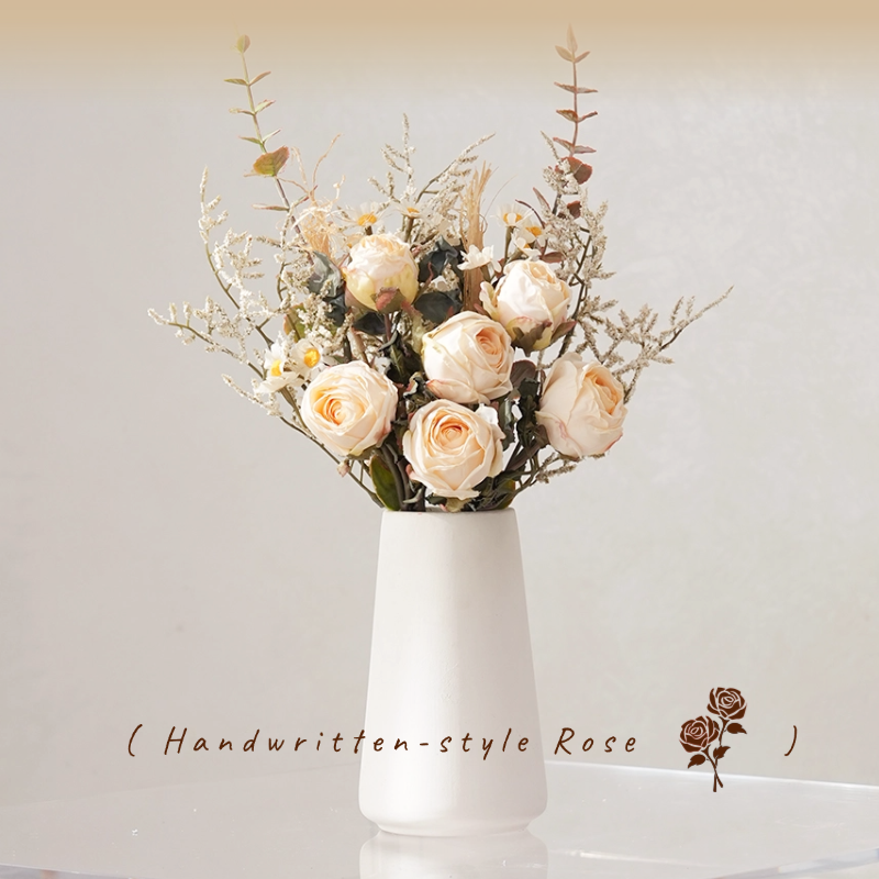 北欧风仿真花束假花diy材料