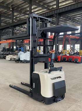 LTMG堆高车电动2吨3吨站驾式举升3米叉车堆垛车 电动托盘堆高车