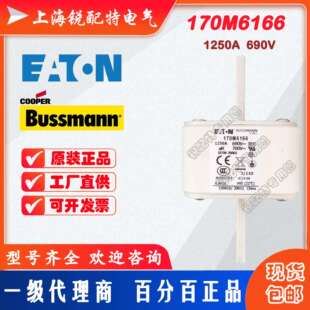 170M6166快速熔断器 690V 1250A 巴斯曼BUSSMANN快速熔断器