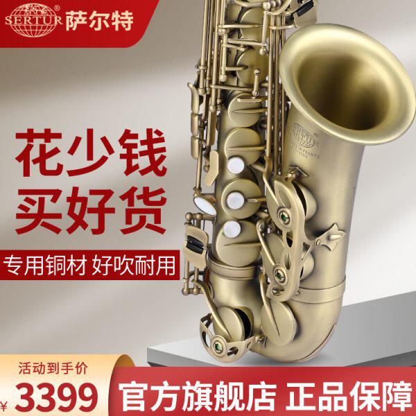 萨尔特中音萨克斯管乐器初学演奏通用款降e调SP6200专业