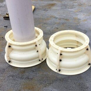 脚模柱装饰头具造别墅罗马柱型柱水泥底座模脚圆形模具圆柱圆柱子