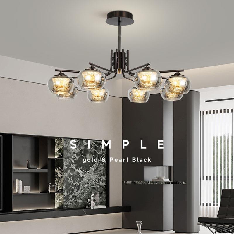 意式极简客厅吊灯现代简约设计师创意轻奢感大气卧室餐厅灯具