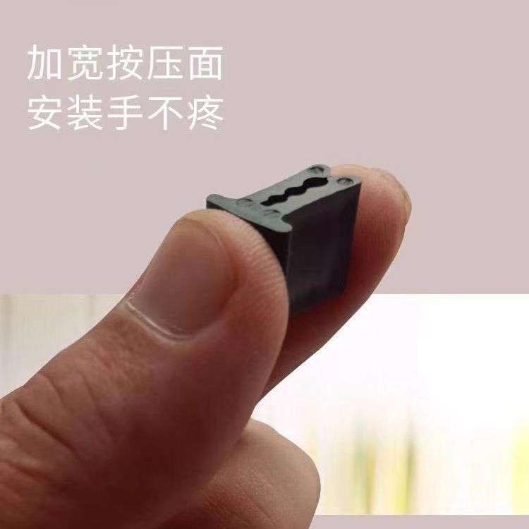 葡萄避雨棚新款固膜卡塑料避雨夹二膜夹固定塑料膜钢丝夹子耐用卡