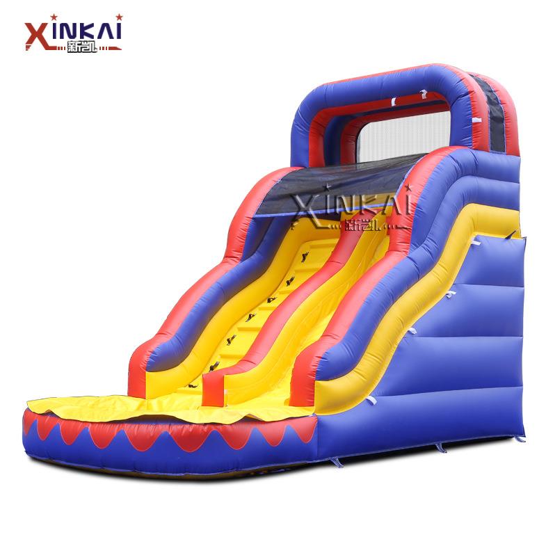 厂家供应充气水滑梯 充气攀岩滑梯组合 儿童水滑梯游乐水池滑梯