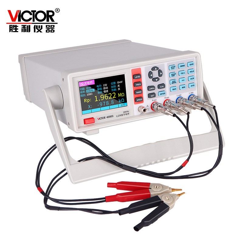 胜利VC4090A数字高精度台式电桥VC4090B/C电阻电容电感LCR测试仪