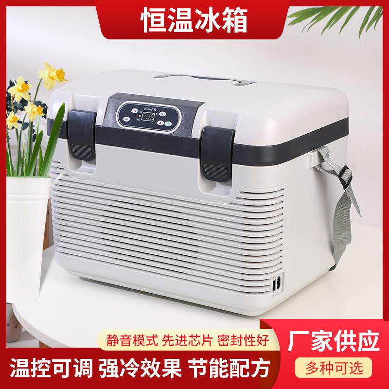 货源供应恒温冰箱便携式车载12升19升冷暖箱冷藏制冷小冰箱