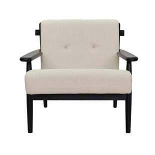 简约椅子酒店客厅极简黑色实木休闲椅卧室家用轻奢沙发椅休闲躺椅