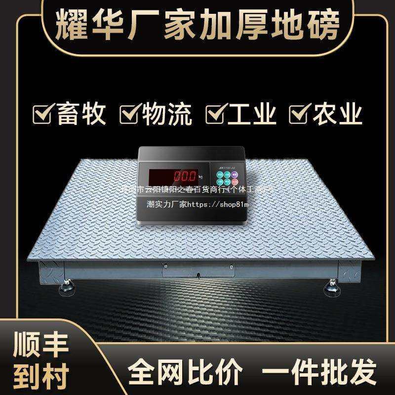 上海上海耀华地磅秤1-3吨加厚称猪牛防抖围栏5吨工厂物流电子小型,3C数码配件,USB灯,淘宝优惠券,粉丝福利购,淘宝优惠卷