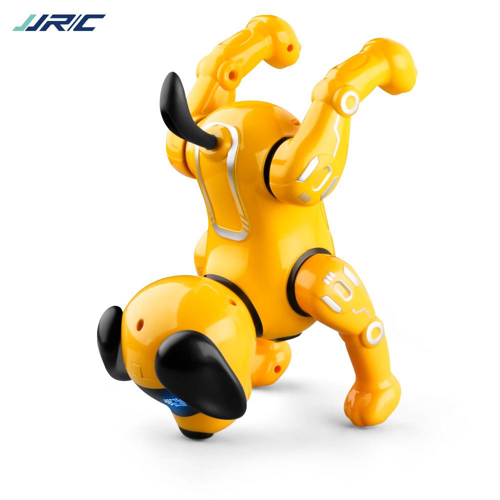 JJRC跨境新款智能机器狗编程遥控互动特技倒立音乐跳舞儿童宠物狗
