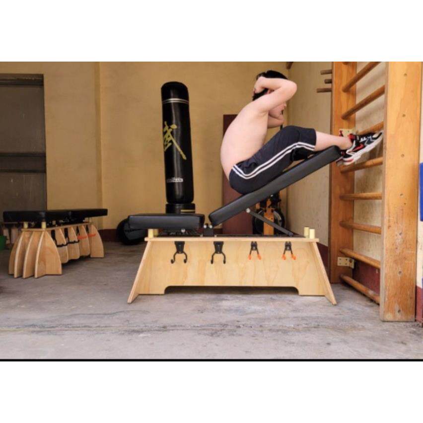 木质哑铃凳家用多功能仰卧起坐板腹肌运动健身器材健身椅卧推凳