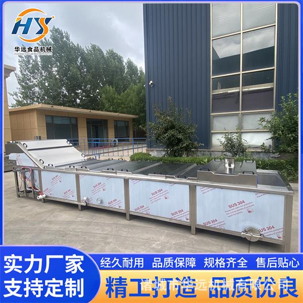 果蔬速冻前处理配套设备 连续式蒸煮漂烫机 全自动酱腌菜漂烫线