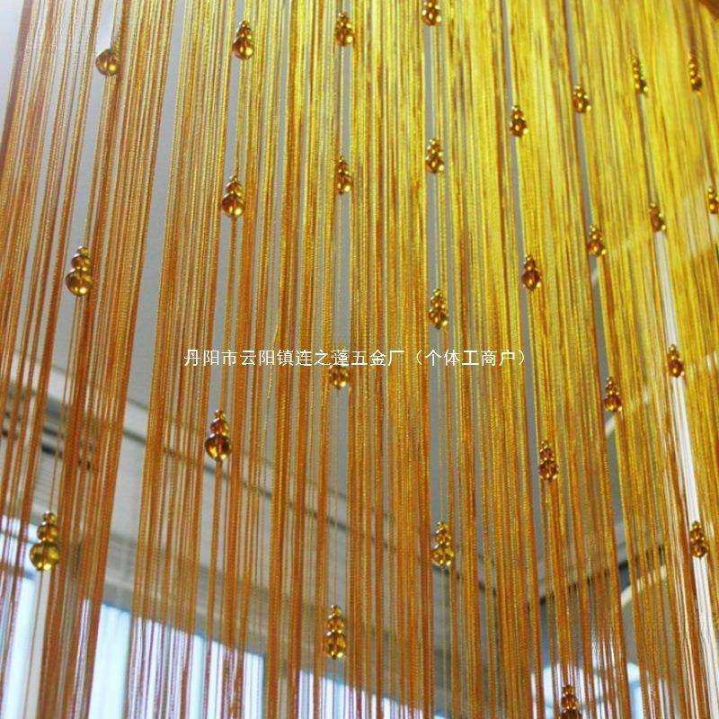 线帘水晶葫芦珠隔断帘挂帘门帘装饰帘家居酒店餐厅店铺葫芦珠金色,3C数码配件,USB灯,淘宝优惠券,粉丝福利购,淘宝优惠卷