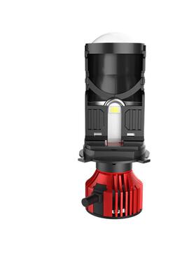 双光透镜大功率 M01S汽车led大灯H4超亮远近一体60w汽/摩改装通用