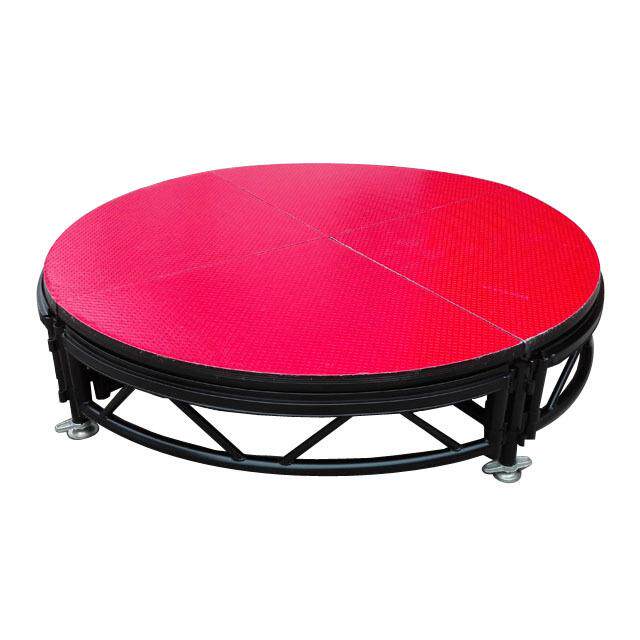 铝合金圆形舞台户外大型演出会展活动移动拼装圆形舞台婚庆舞台