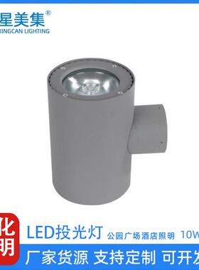 10W20W30WLED双向壁灯COB户外酒店别墅外墙射灯建筑外墙亮化射灯