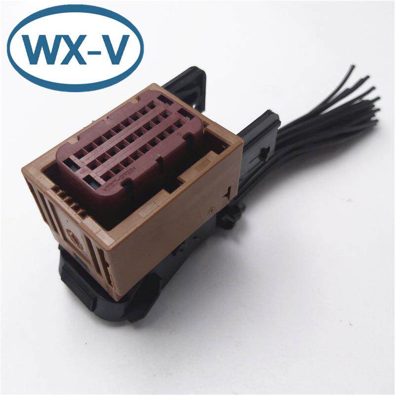 9-1897141-8 线束776164-1安普插头汽车连接器ecu35孔接插件23芯