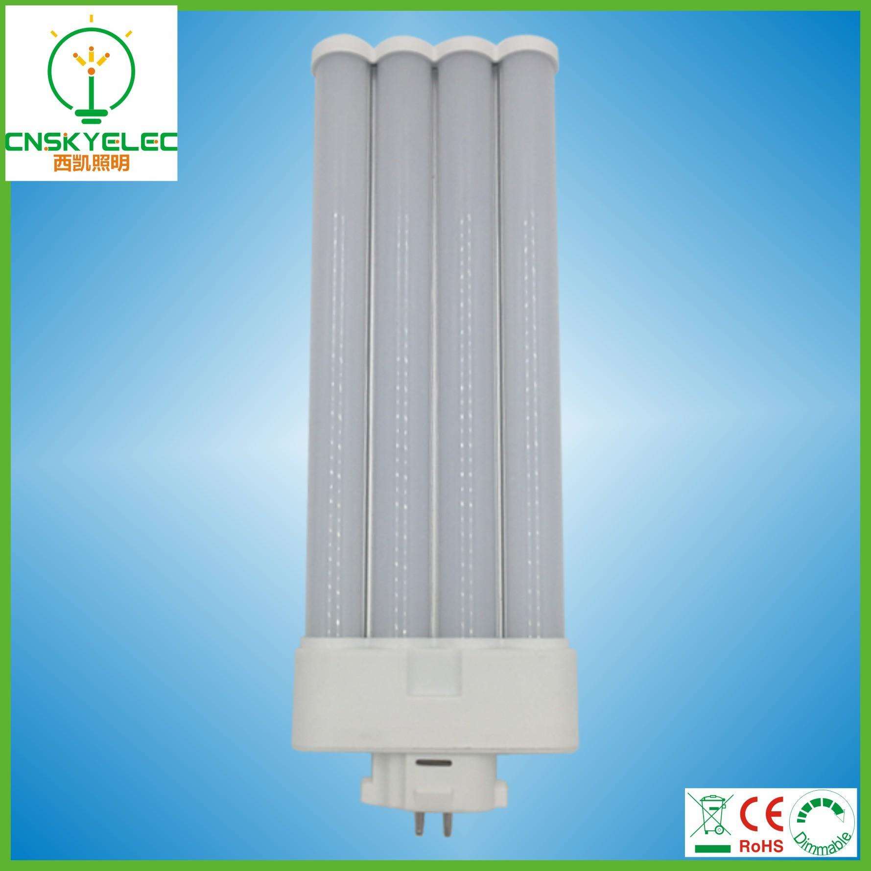 LED 18W 2G10横插灯管200°单面发光96颗2835光源85-265V宽压照明