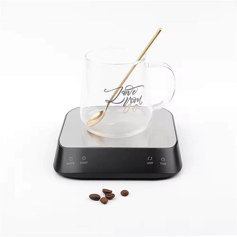 手冲咖啡电子秤创禾钢化玻璃迷你计时咖啡秤意式秤精准称重食物称