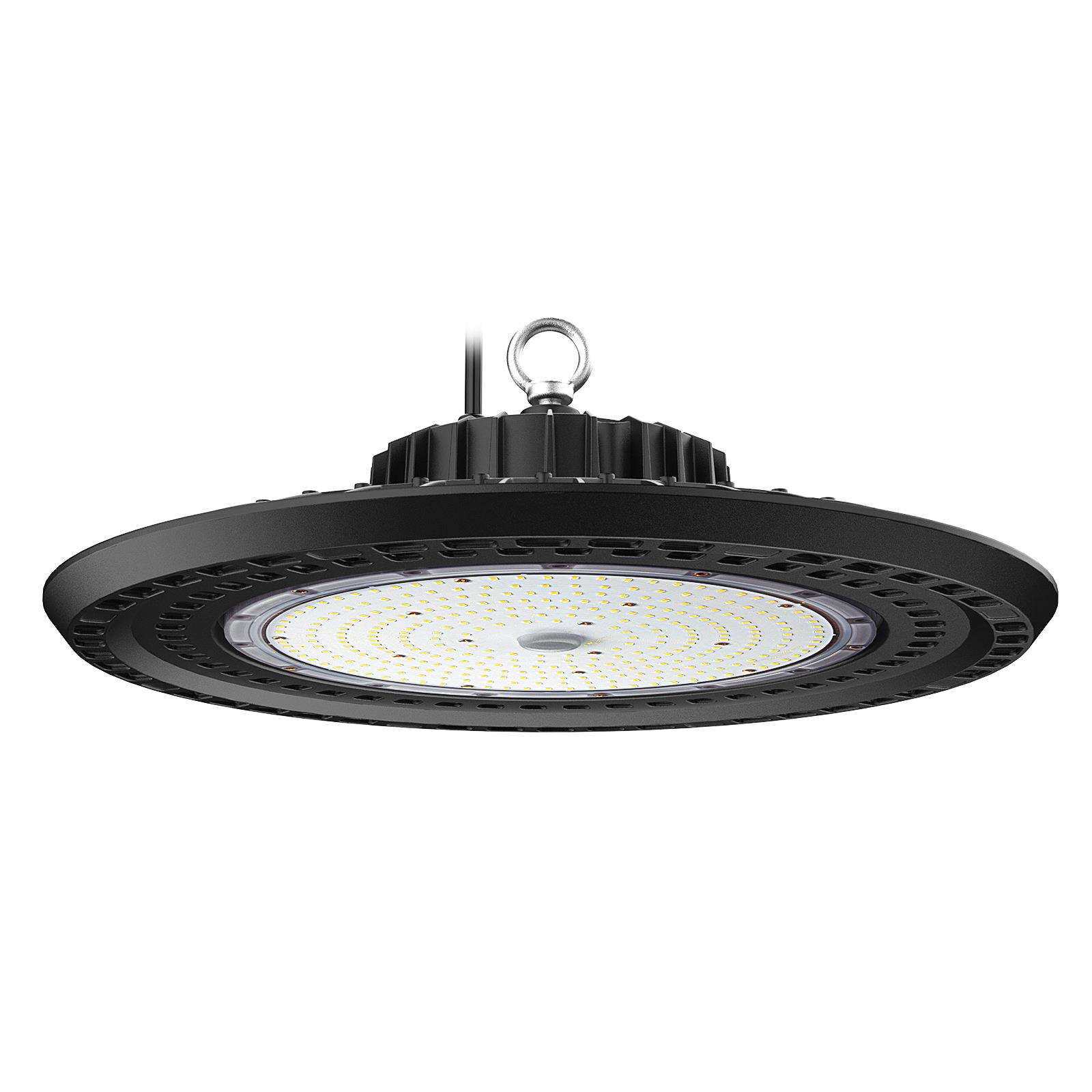 240W工矿灯UFO 飞碟灯 防眩奶白pc透镜120V 230V LED工厂节能灯CE