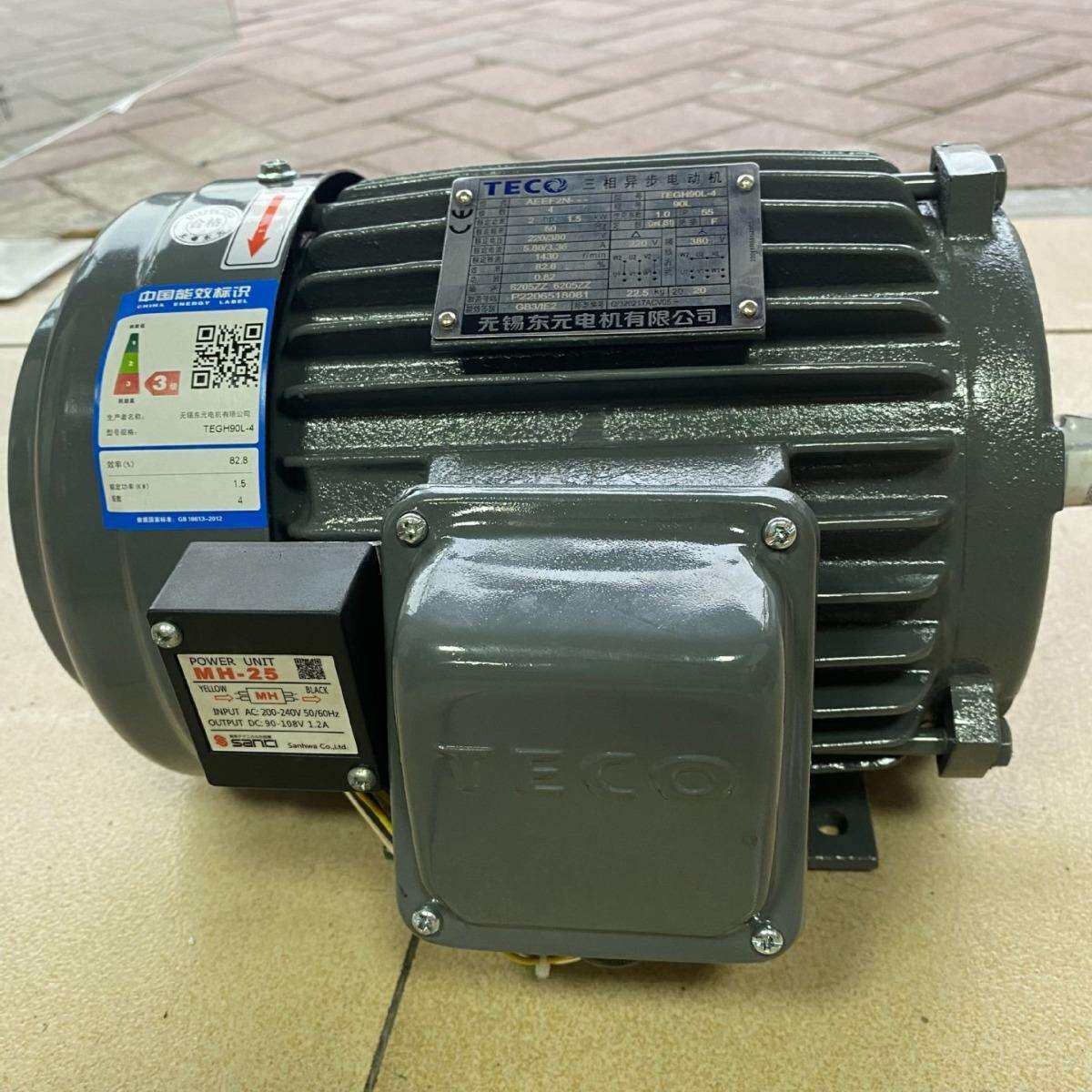TECO东元刹车电机TEGH90L-4 2HP 1.5KW AEEF2N